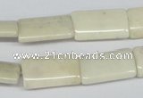 COP817 15.5 inches 12*20mm flat tube natural African opal beads