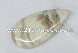 COP819 20*40mm top-drilled flat teardrop natural African opal beads