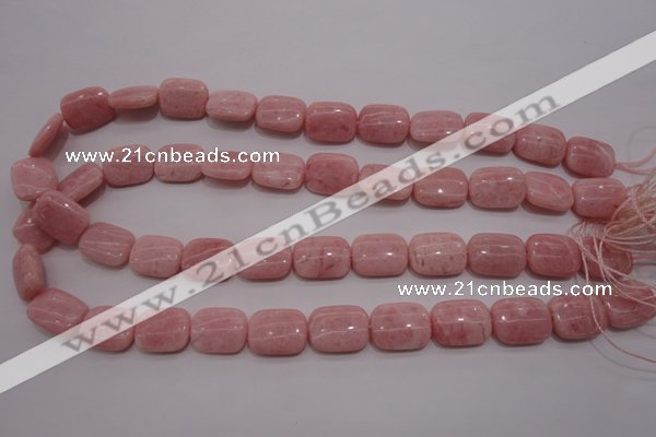 COP83 15.5 inches 12*16mm rectangle natural pink opal gemstone beads