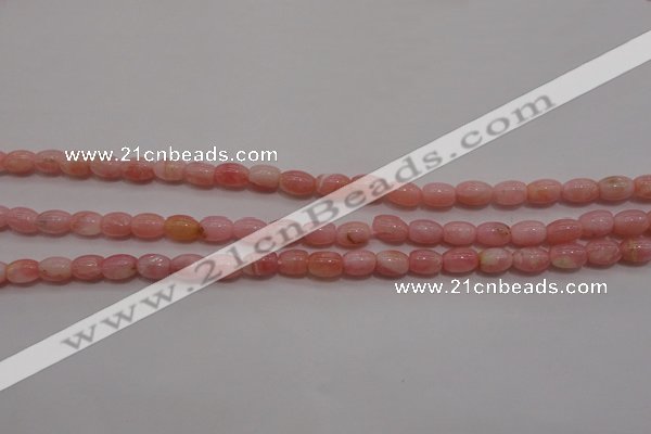 COP85 15.5 inches 4*6mm drum natural pink opal gemstone beads