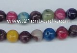 COP853 15.5 inches 8mm round dyed African opal gemstone beads