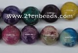 COP856 15.5 inches 14mm round dyed African opal gemstone beads