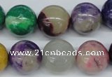 COP857 15.5 inches 16mm round dyed African opal gemstone beads