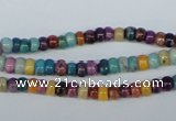 COP861 15.5 inches 3*4mm rondelle dyed African opal gemstone beads