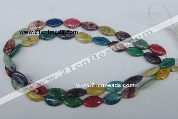 COP867 15.5 inche 12*20mm marquise dyed African opal gemstone beads