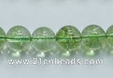 COQ04 16 inches 6mm round dyed olive quartz beads wholesale