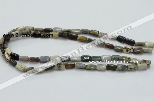 COS20 15.5 inches 8*12mm rectangle ocean stone beads wholesale