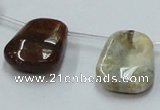 COS34 15.5 inches trapezoid 18*25mm ocean stone beads wholesale