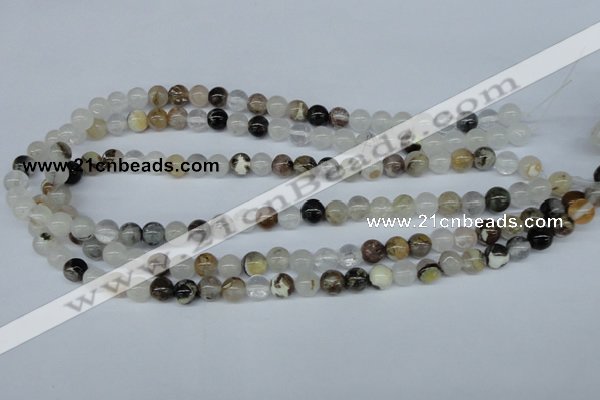 COZ02 15.5 inches 8mm round opal quartz beads wholesale