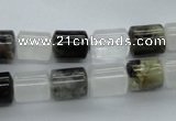 COZ11 15.5 inches 8*10mm column opal quartz beads wholesale