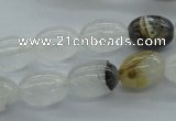 COZ16 15.5 inches 10*14mm egg-shaped opal quartz beads wholesale