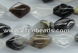 COZ25 15.5 inches 10*14mm diamond opal quartz beads wholesale