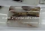 COZ29 15.5 inches 25*35mm flat tube opal quartz beads wholesale
