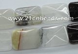 COZ30 15.5 inches 13*18mm faceted rectangle opal quartz beads wholesale