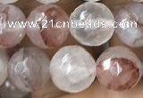 CPQ313 15.5 inches 10mm faceted round pink quartz beads wholesale