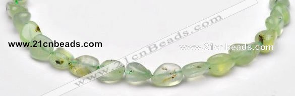 CPR18 A grade 12*14mm freeform natural Prehnite gemstone beads