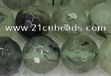 CPR407 15.5 inches 10mm faceted round prehnite beads wholesale