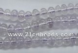 CRB01 15.5 inches 5*8mm rondelle amethyst gemstone beads