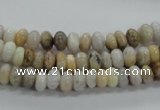 CRB05 15.5 inches 3*6mm rondelle bamboo leaf agate beads