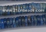 CRB1028 15.5 inches 2*7mm heishi lapis lazuli beads wholesale