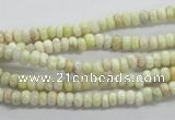 CRB14 15.5 inches 2*4mm rondelle lemon jade gemstone beads