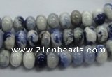 CRB22 15.5 inches 5*8mm rondelle sodalite gemstone beads