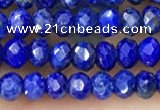CRB2241 15.5 inches 2*3mm faceted rondelle lapis lazuli beads