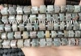 CRB2300 15.5 inches 7mm - 8mm faceted tyre ghost gemstone beads