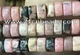 CRB2572 15.5 inches 2*4mm heishi rhodonite beads wholesale