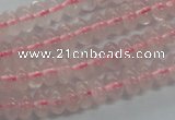 CRB27 15.5 inches 5*8mm rondelle rose quartz gemstone beads