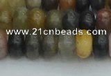 CRB2847 15.5 inches 6*10mm rondelle fancy jasper beads wholesale