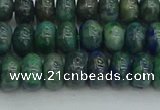 CRB2891 15.5 inches 5*8mm rondelle chrysocolla beads wholesale