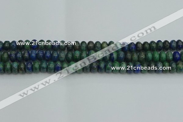 CRB2892 15.5 inches 6*10mm rondelle chrysocolla beads wholesale