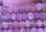 CRB3107 15.5 inches 2*3mm faceted rondelle tiny moonstone beads