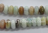 CRB42 15.5 inches 6*10mm rondelle amazonite gemstone beads