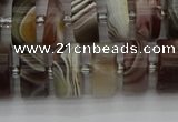 CRB496 15.5 inches 7*14mm tyre botswana agate beads wholesale
