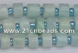 CRB530 15.5 inches 5*8mm tyre Chinese amazonite beads wholesale