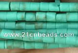 CRB5522 15 inches 2*2mm heishi synthetic turquoise beads wholesale