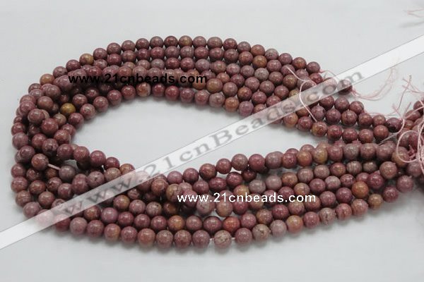 CRC52 15.5 inches 8mm round rhodochrosite gemstone beads wholesale