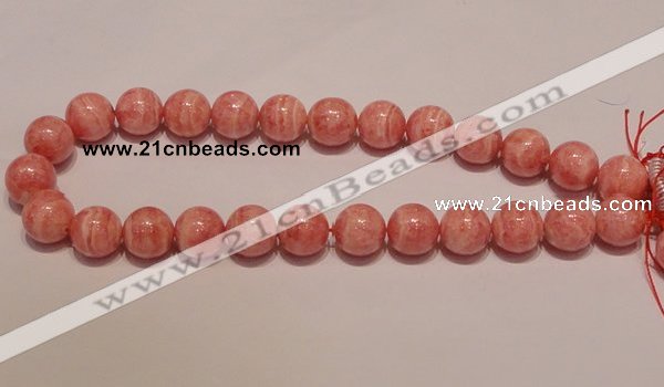 CRC91 16 inches 16mm round grade AA argentina rhodochrosite beads
