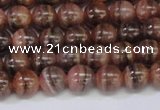 CRC914 15.5 inches 7mm round natural rhodochrosite beads