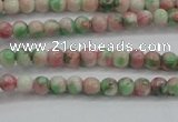 CRF449 15.5 inches 3mm round dyed rain flower stone beads wholesale