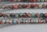 CRF450 15.5 inches 3mm round dyed rain flower stone beads wholesale