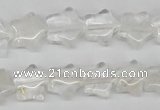 CRG08 15.5 inches 12*12mm star white crystal gemstone beads wholesale