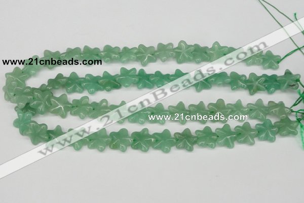 CRG15 15.5 inches 16*16mm star green aventurine gemstone beads