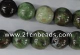 CRJ19 15.5 inches 14mm round african prase jasper beads wholesale