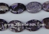 CRM81 15.5 inches 13*18mm oval dyed red mud jasper wholesale