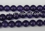CRO148 15.5 inches 8mm round dyed amethyst beads wholesale