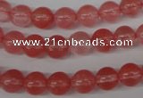CRO157 15.5 inches 8mm round cherry quartz beads wholesale
