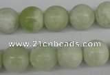 CRO332 15.5 inches 12mm round butter jade beads wholesale